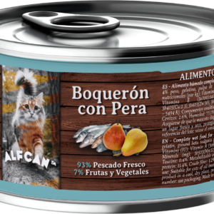 Lata Boquerón con Pera ALFCAN™ para Gatos 200 Gr