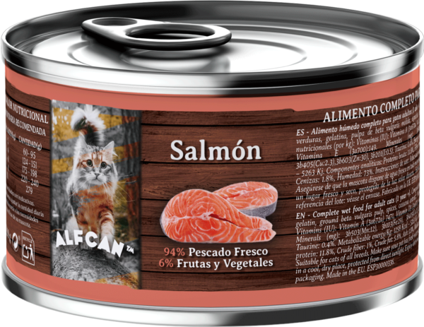 Lata para Gatos Salmón ALFCAN™ 200gr