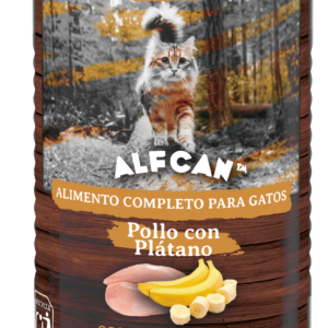 Lata para Gatos Pollo con Plátano ALFCAN™ 400gr