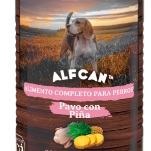 Lata para Perros Pavo con Piña ALFCAN™ 400 gr